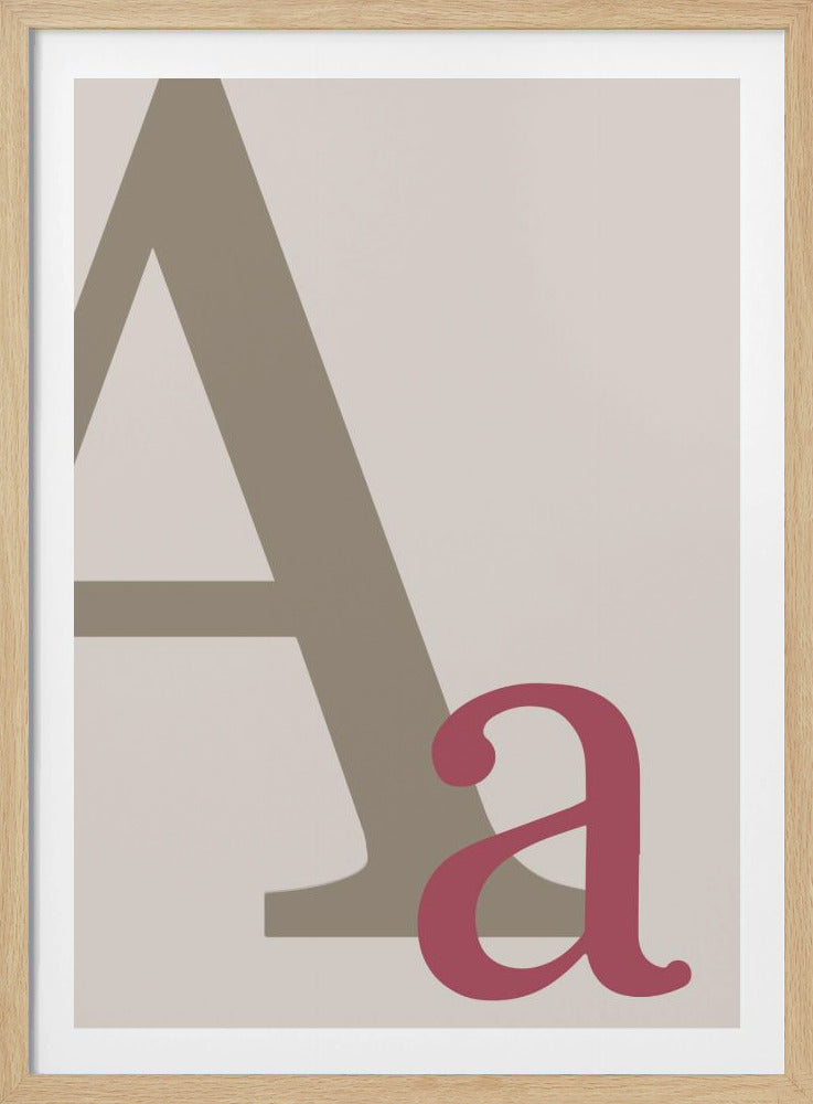 Buchstabe A | Poster