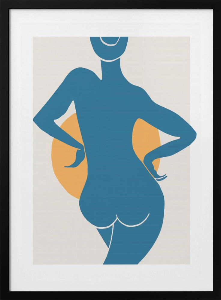 Blaue Frau | Poster