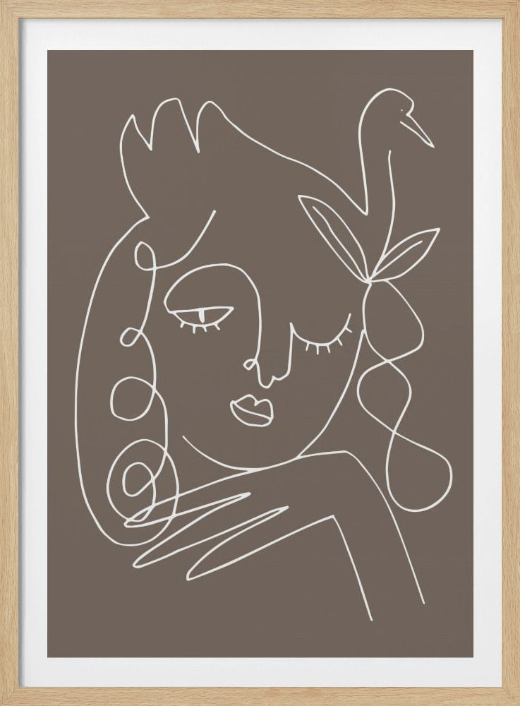 Der Schwan Braun | Poster