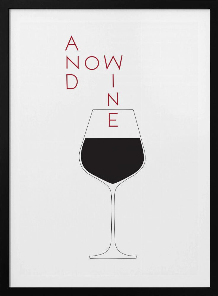 Und jetzt Wein | Poster