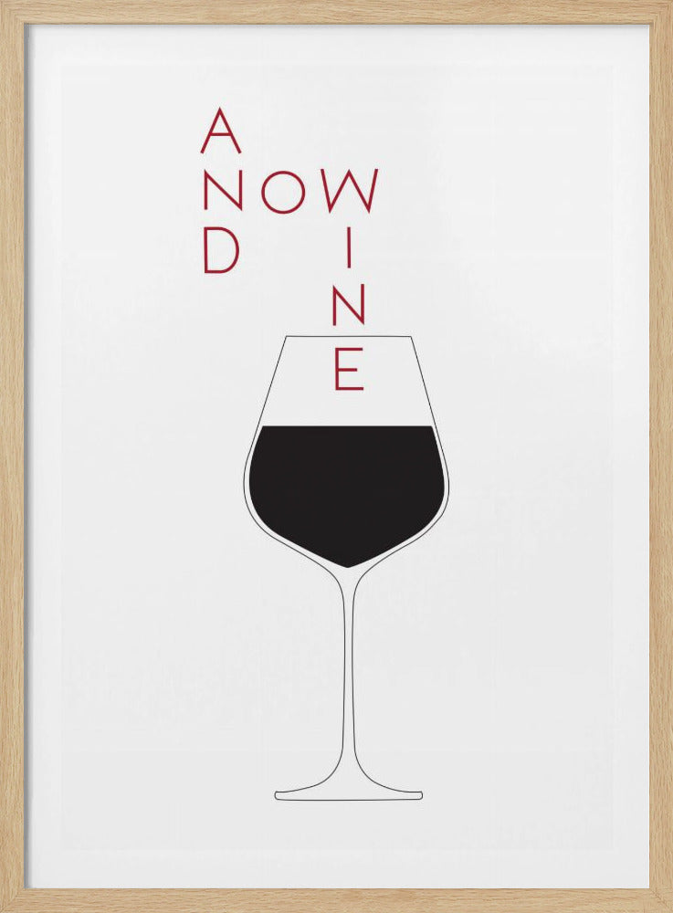 Und jetzt Wein | Poster