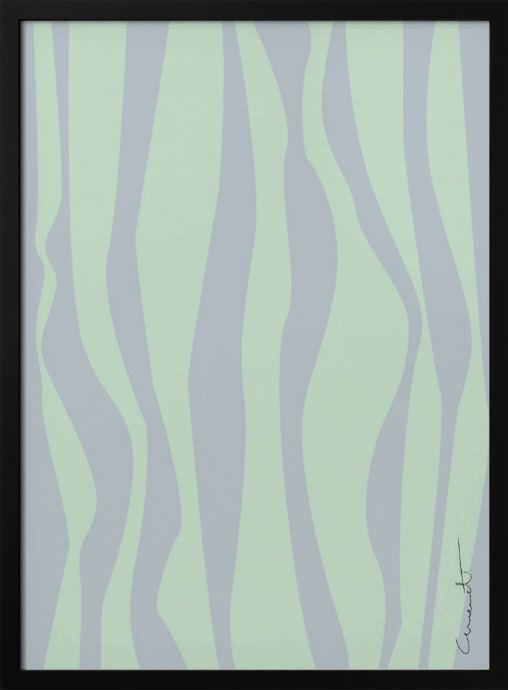 Wellenförmige Streifen | Poster