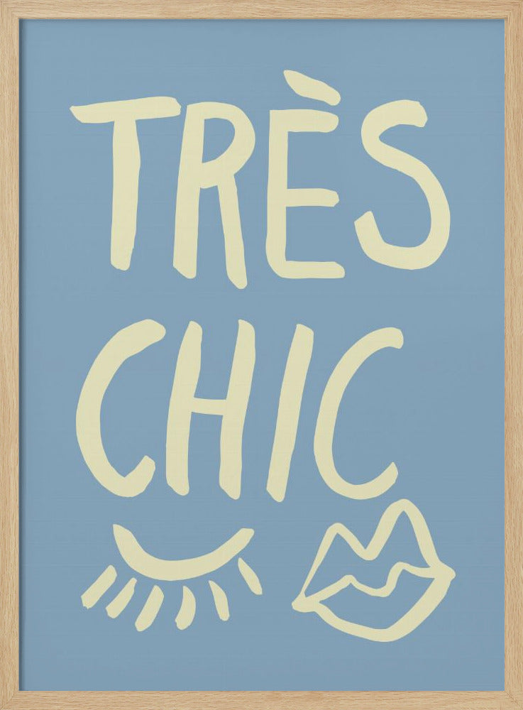 Très Chic Blau | Poster