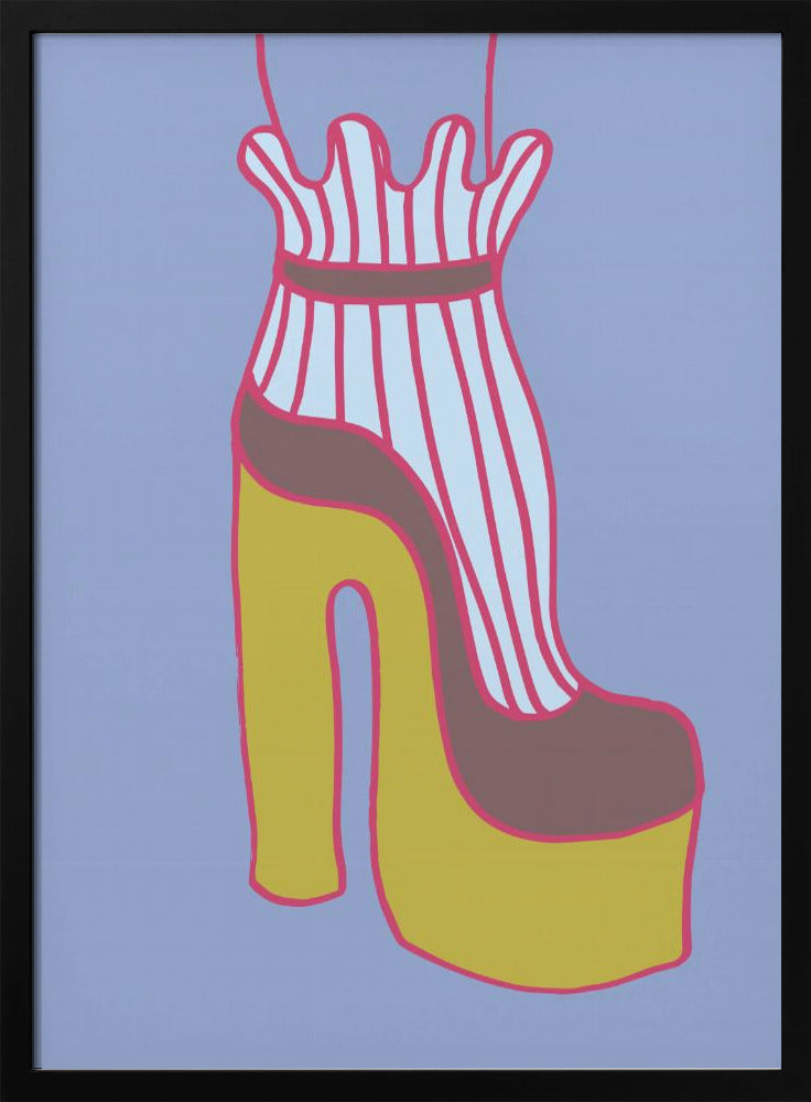 Gelber Absatz 01 | Poster