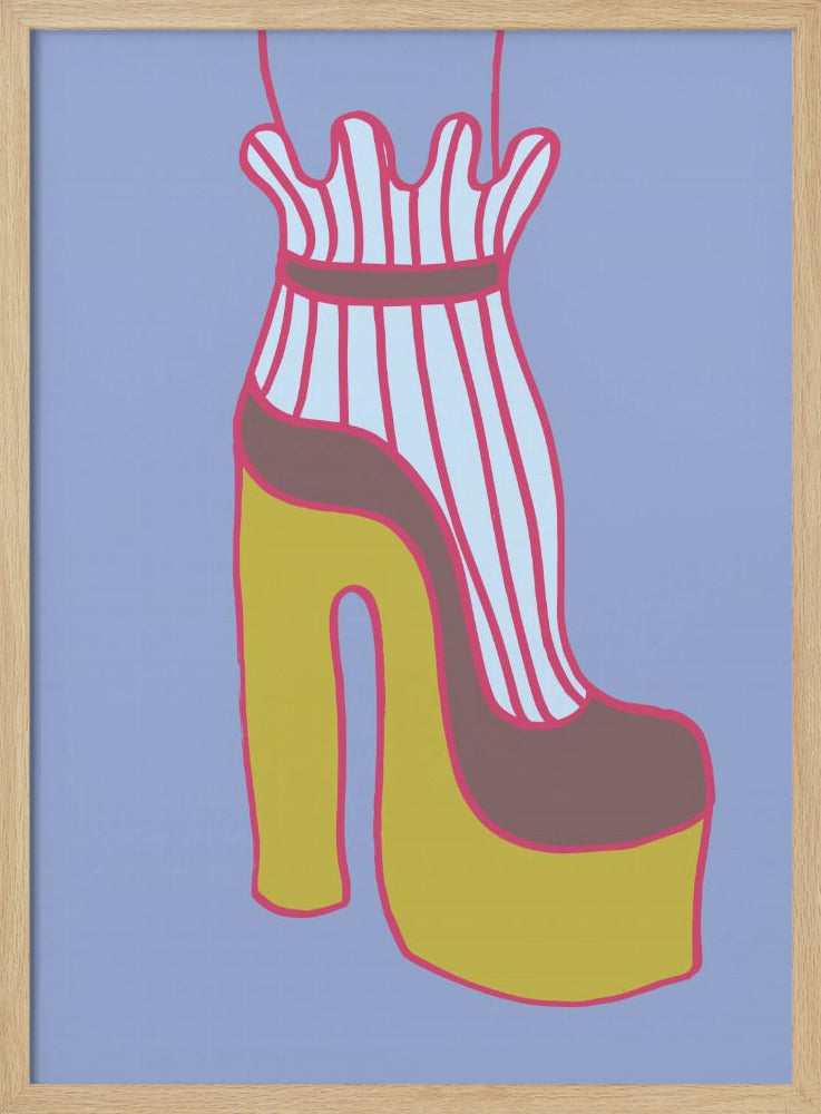 Gelber Absatz 01 | Poster