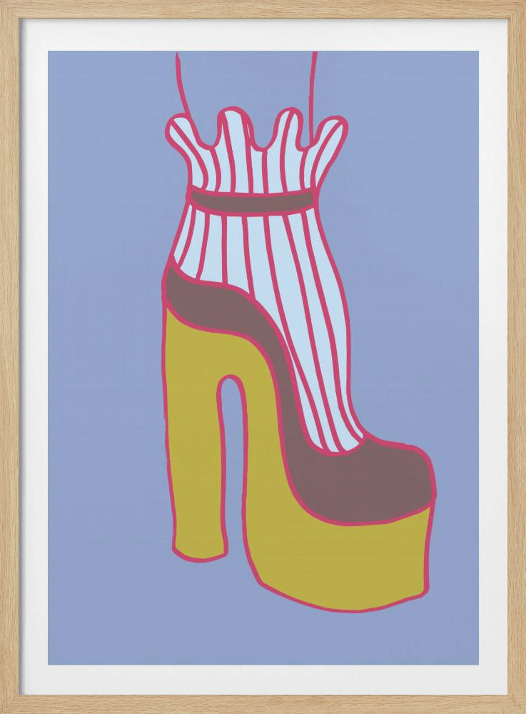 Gelber Absatz 01 | Poster