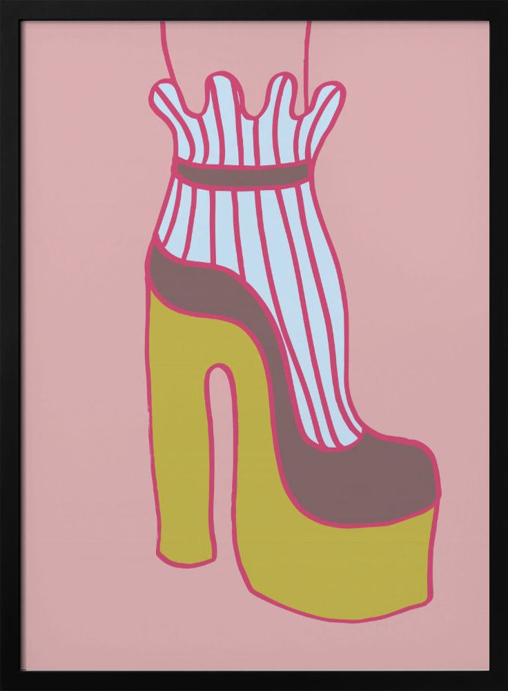 Gelber Absatz 02 | Poster