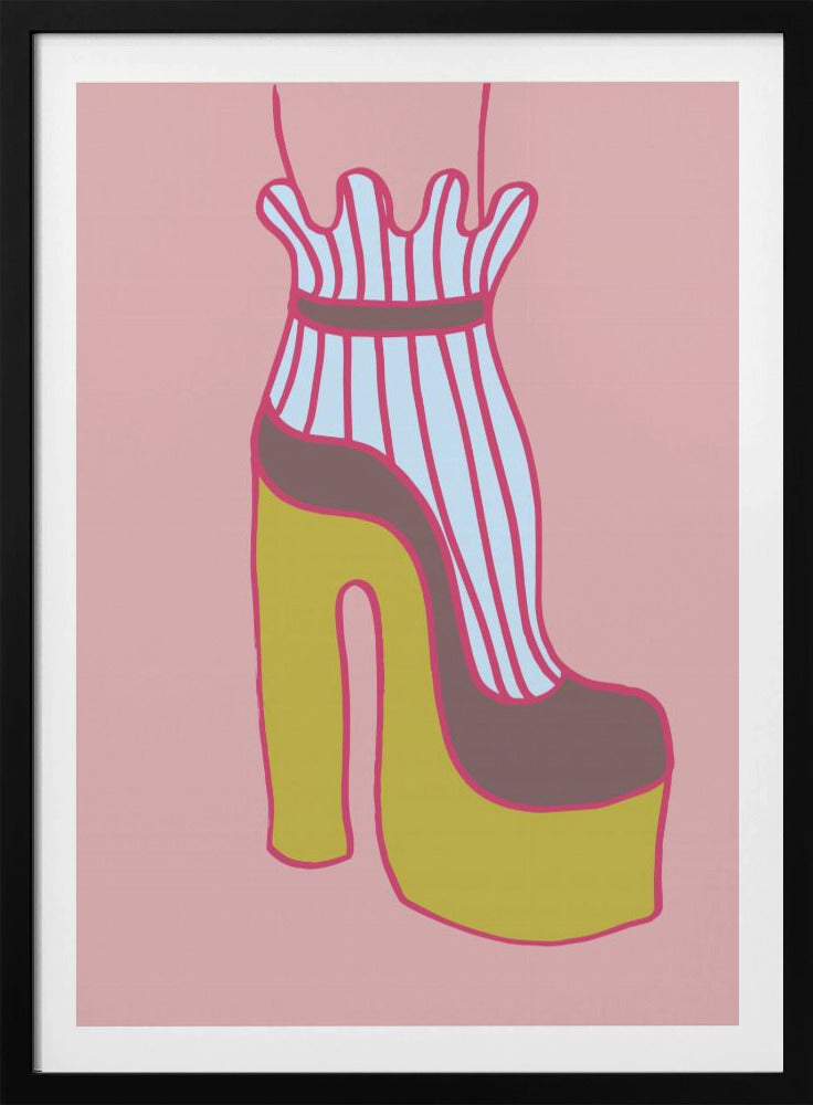 Gelber Absatz 02 | Poster