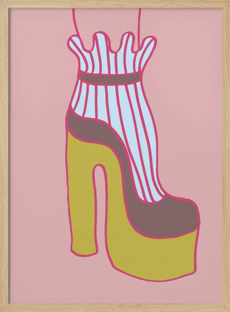 Gelber Absatz 02 | Poster