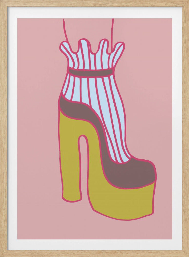 Gelber Absatz 02 | Poster