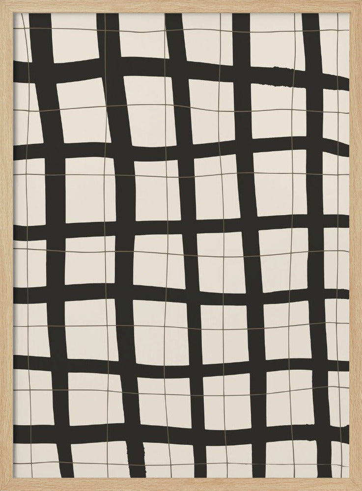 Schwarzes Gitter | Poster