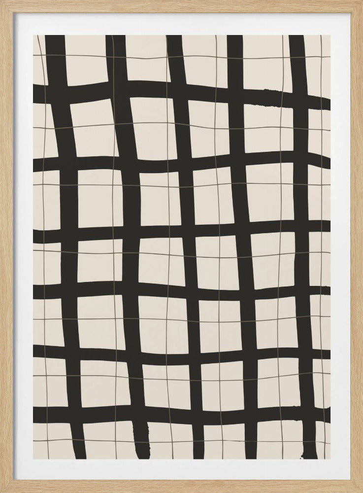 Schwarzes Gitter | Poster