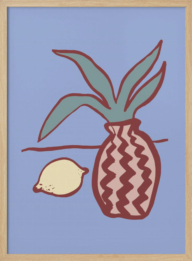 Blaue Zitrone | Poster