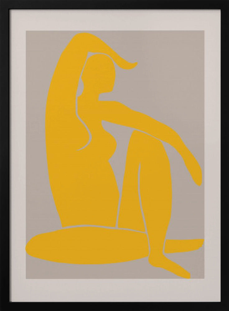 Gelbe Figur | Poster