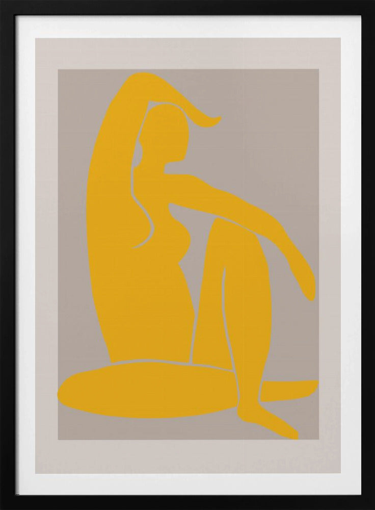 Gelbe Figur | Poster