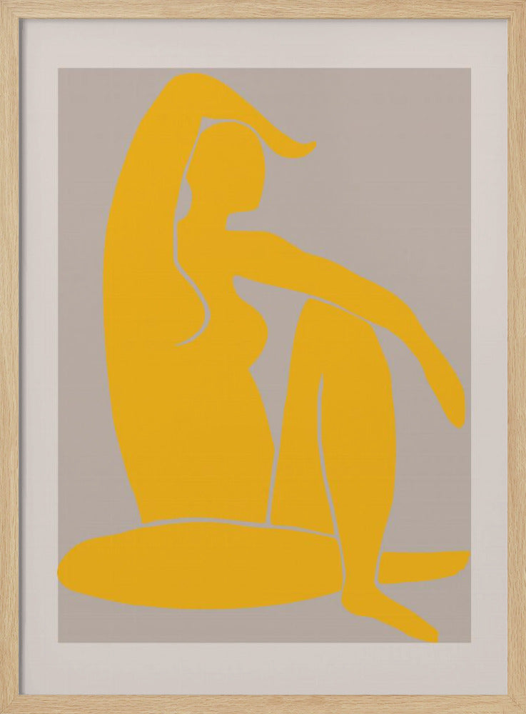 Gelbe Figur | Poster