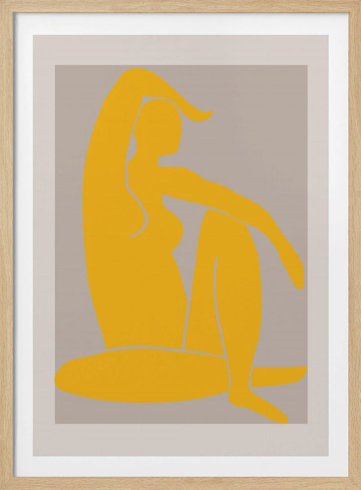 Gelbe Figur | Poster