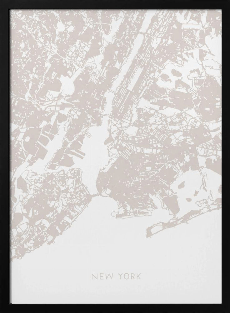 New York Karte | Poster