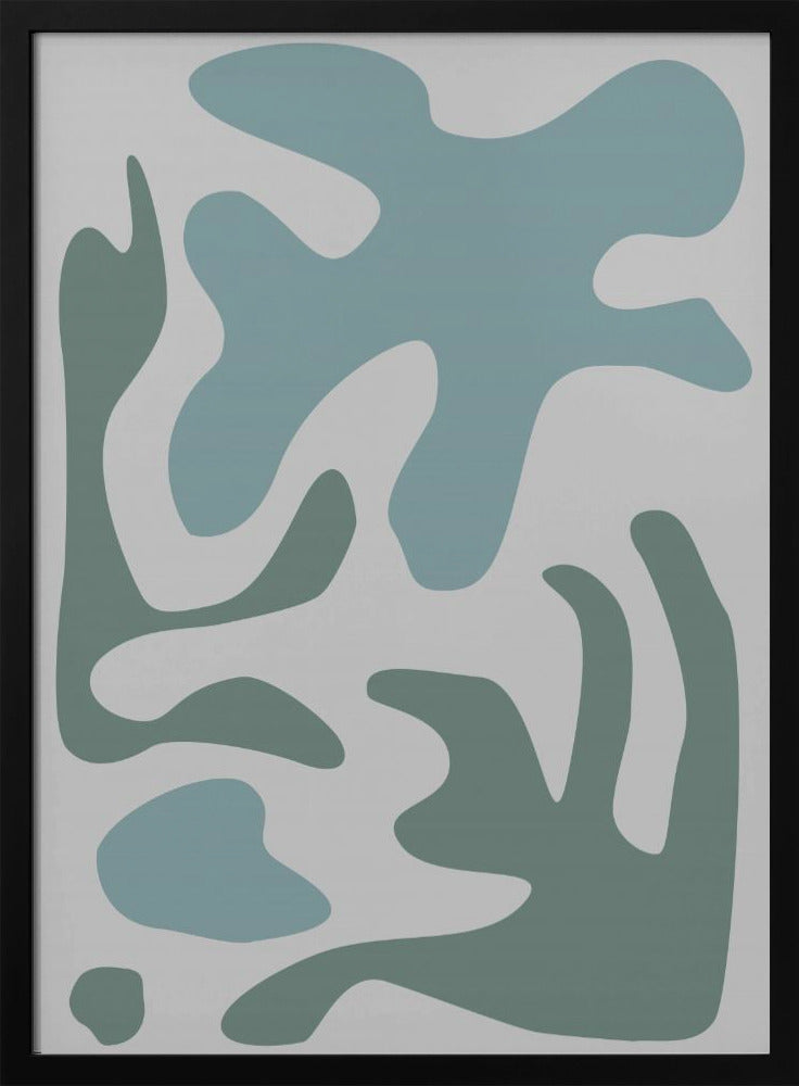 Seaweed Teal No 2 | Poster