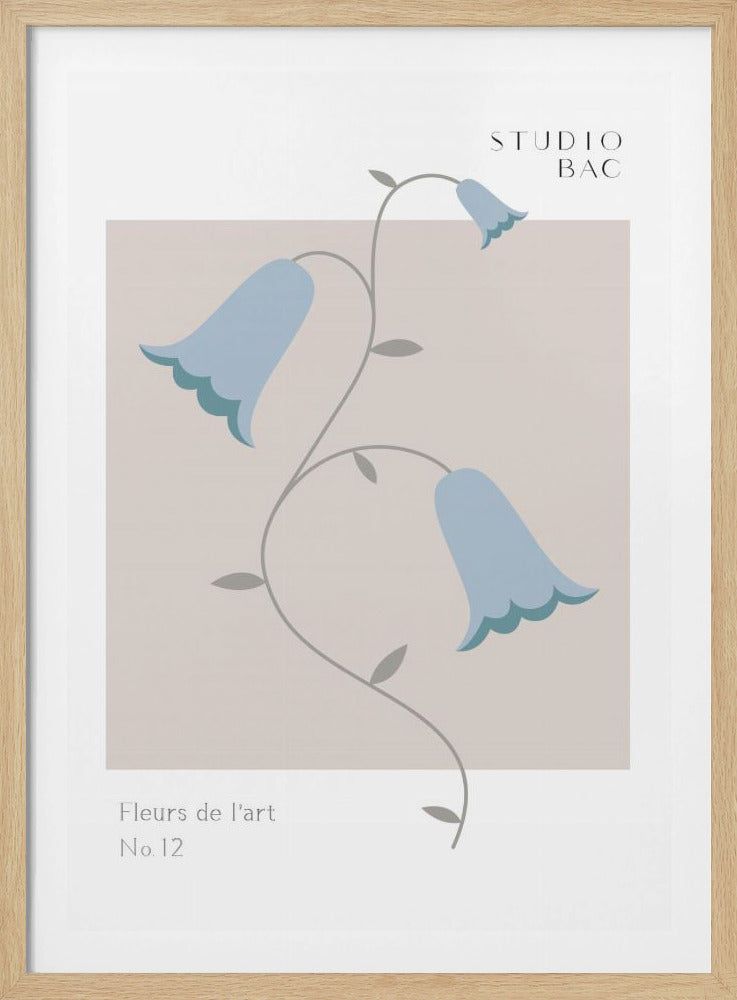 Bluebells Studio Bac | Poster