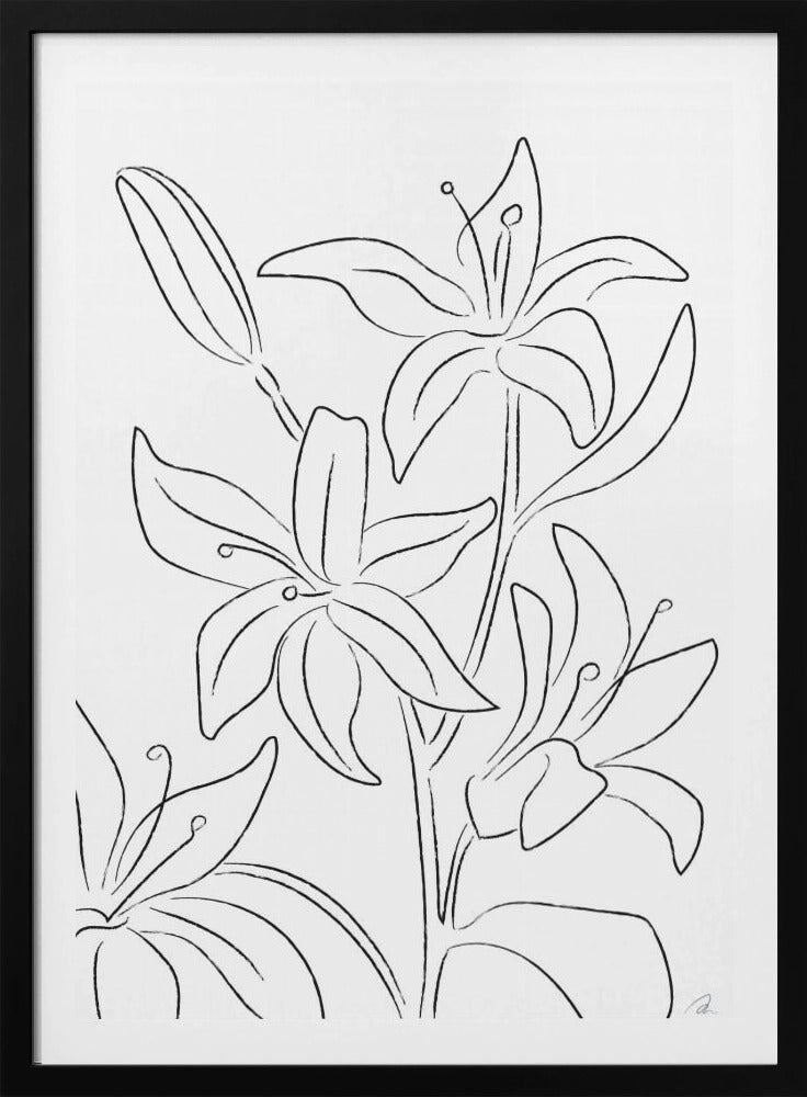 Lilien Nr. 02 | Poster