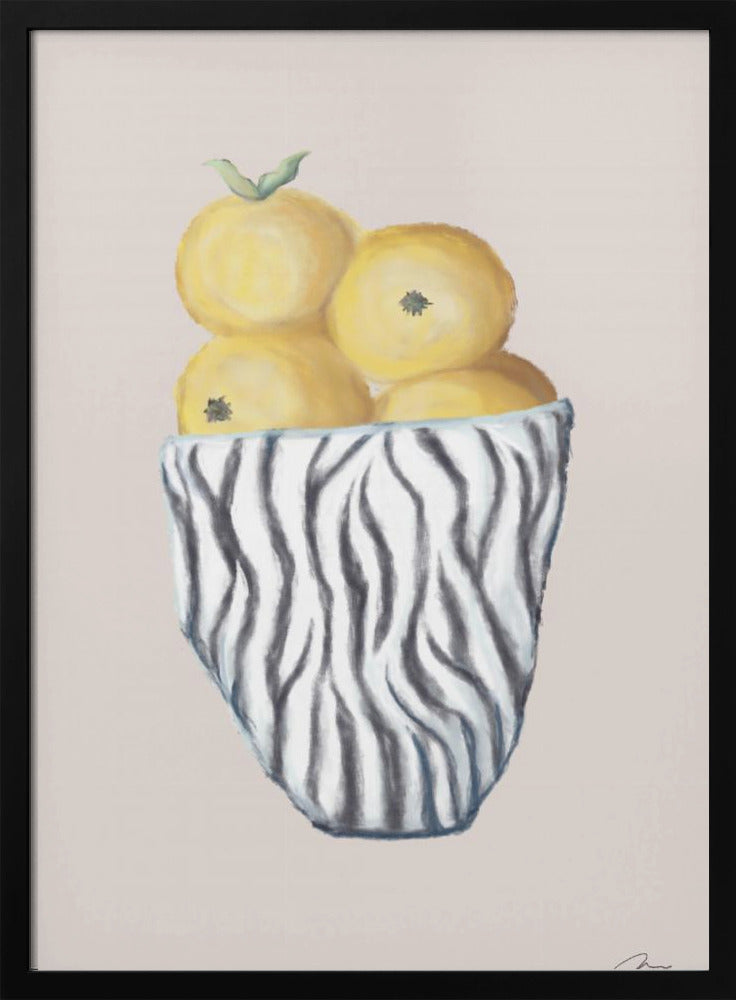 Zebra-Schüssel | Poster