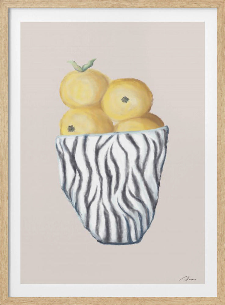 Zebra-Schüssel | Poster