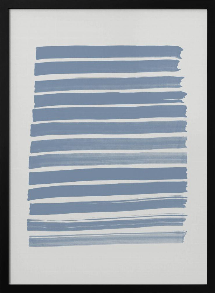 Blaue Striche | Poster