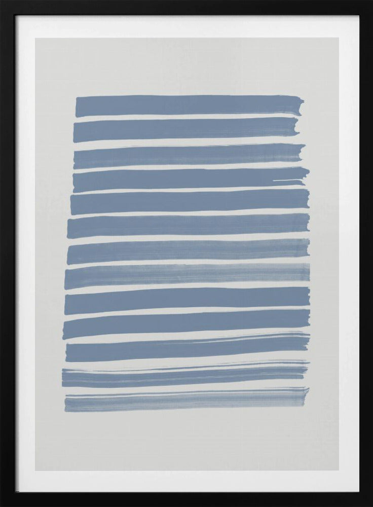 Blaue Striche | Poster