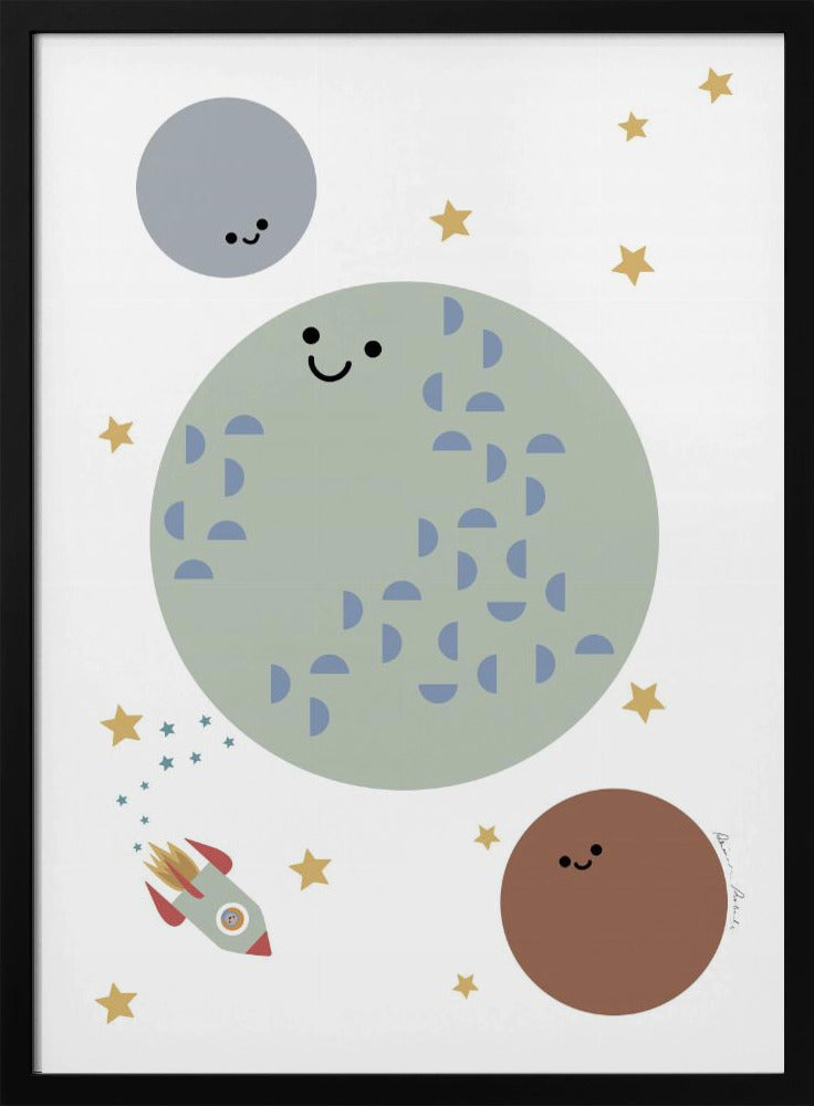 Solar Erde Mond | Poster