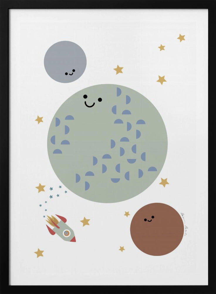 Solar Erde Mond | Poster
