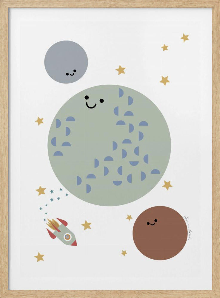 Solar Erde Mond | Poster