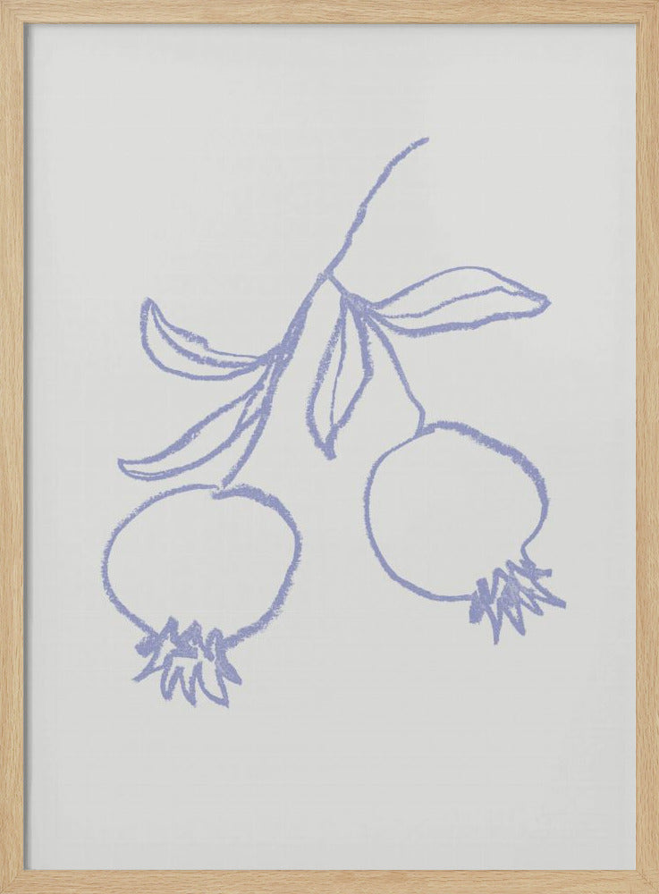 Granatapfel-Flieder | Poster
