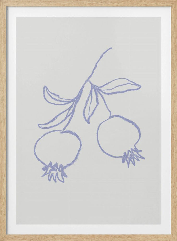 Granatapfel-Flieder | Poster