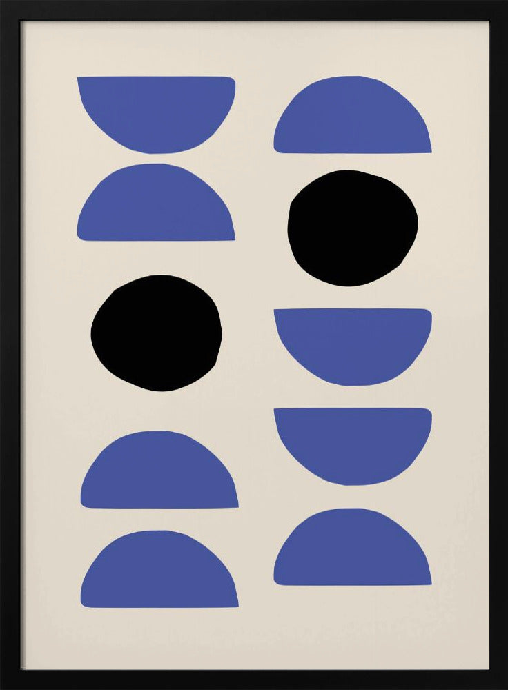 Blaue Formen | Poster