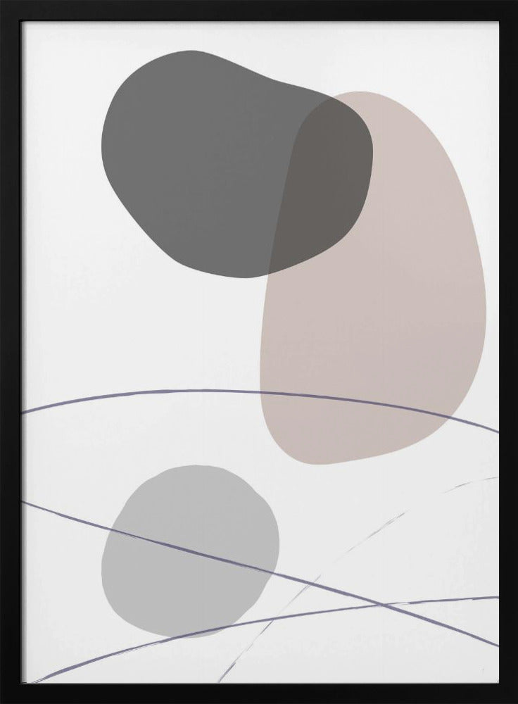 New Shapes Beige 03 | Poster