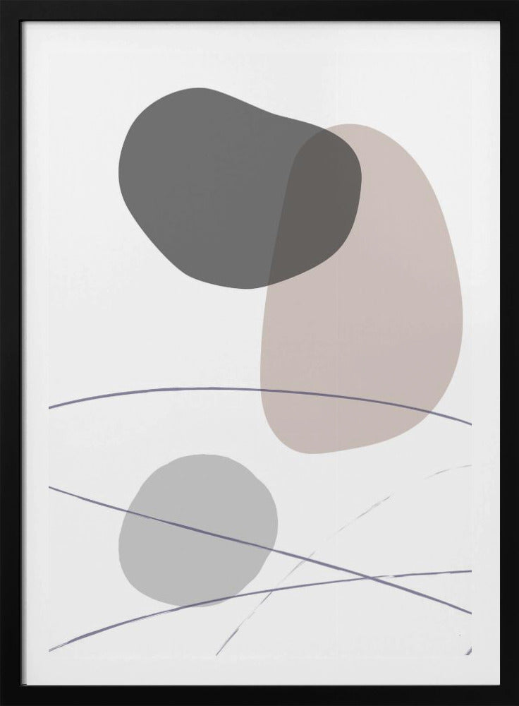 New Shapes Beige 03 | Poster