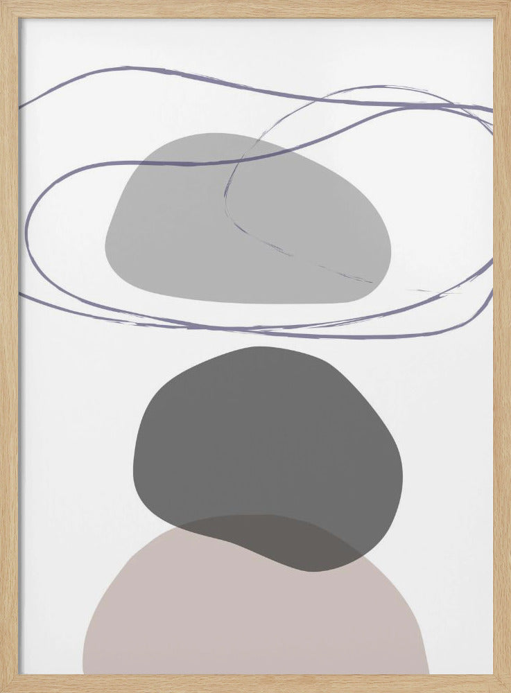 New Shapes Beige 04 | Poster