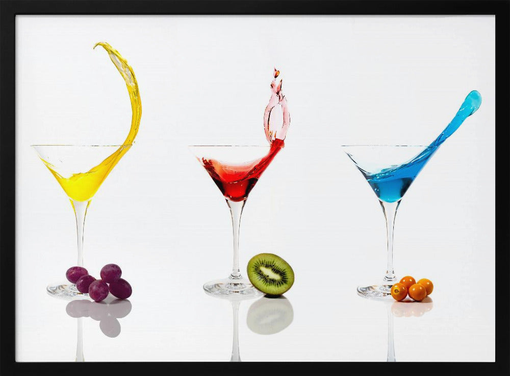 Cocktails und Obst | Poster