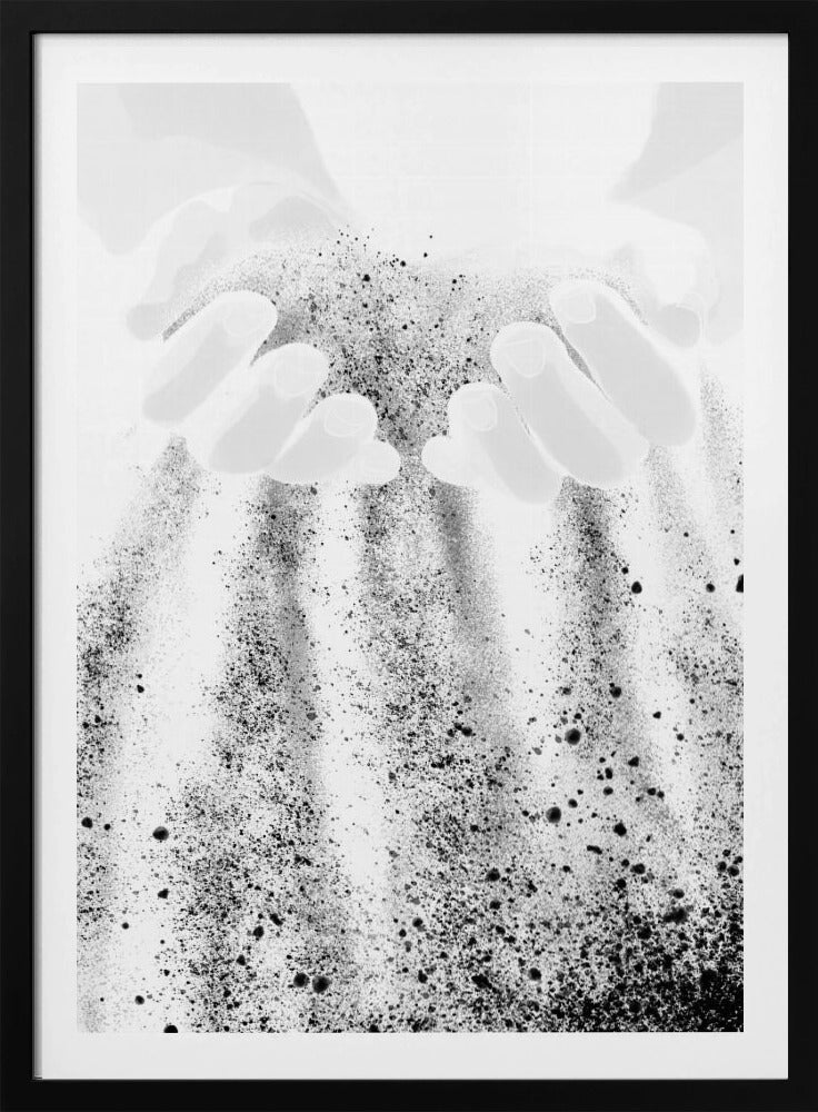 Hände Sand | Poster