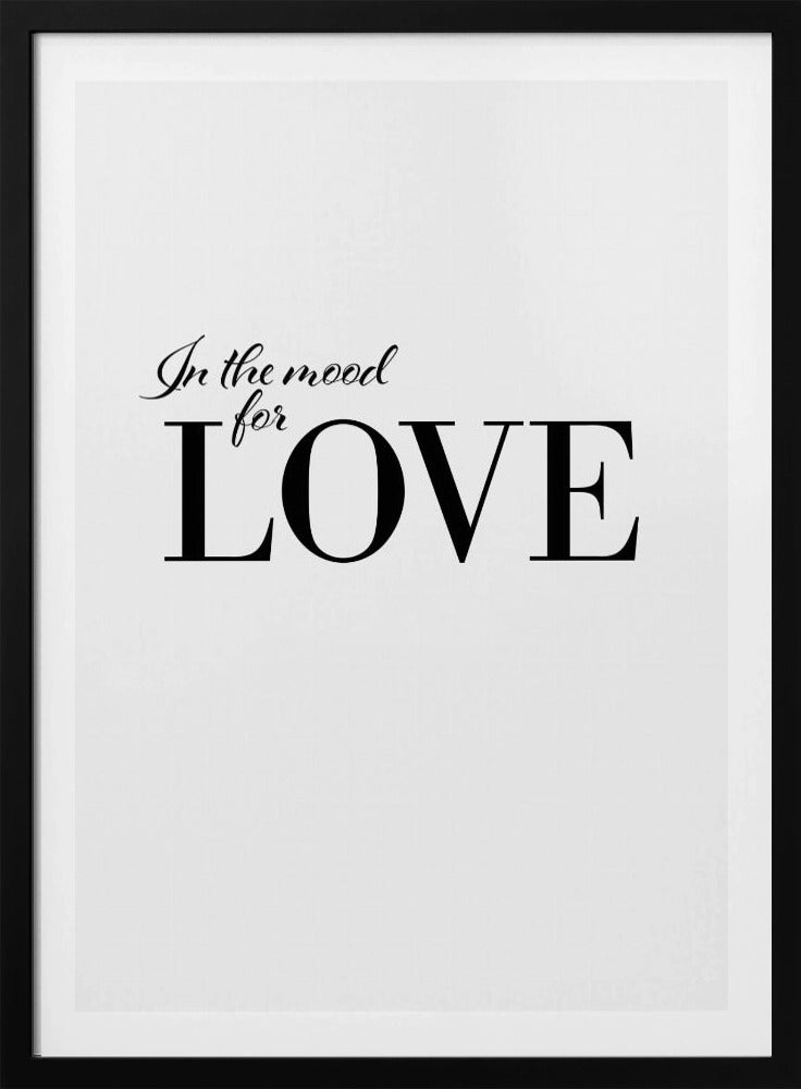 In der Stimmung für Liebe | Poster