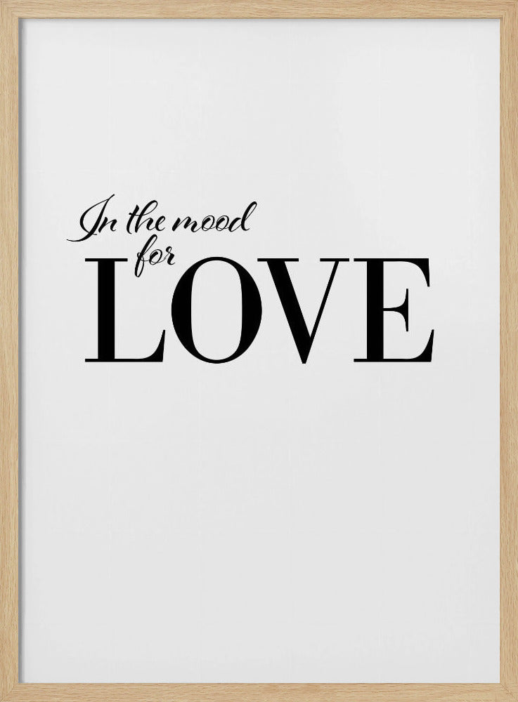 In der Stimmung für Liebe | Poster
