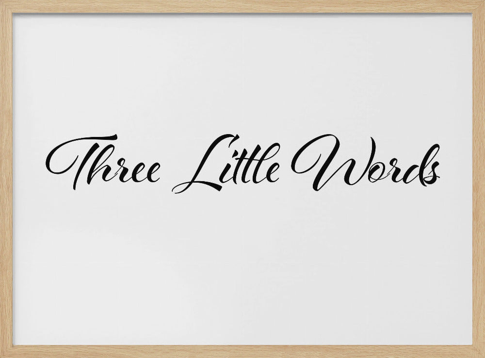 Drei kleine Worte | Poster