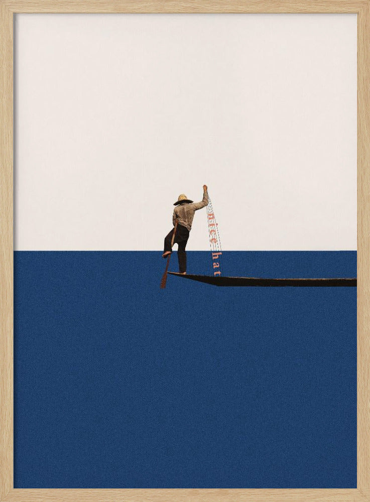 Nach Komplimenten fischen | Poster