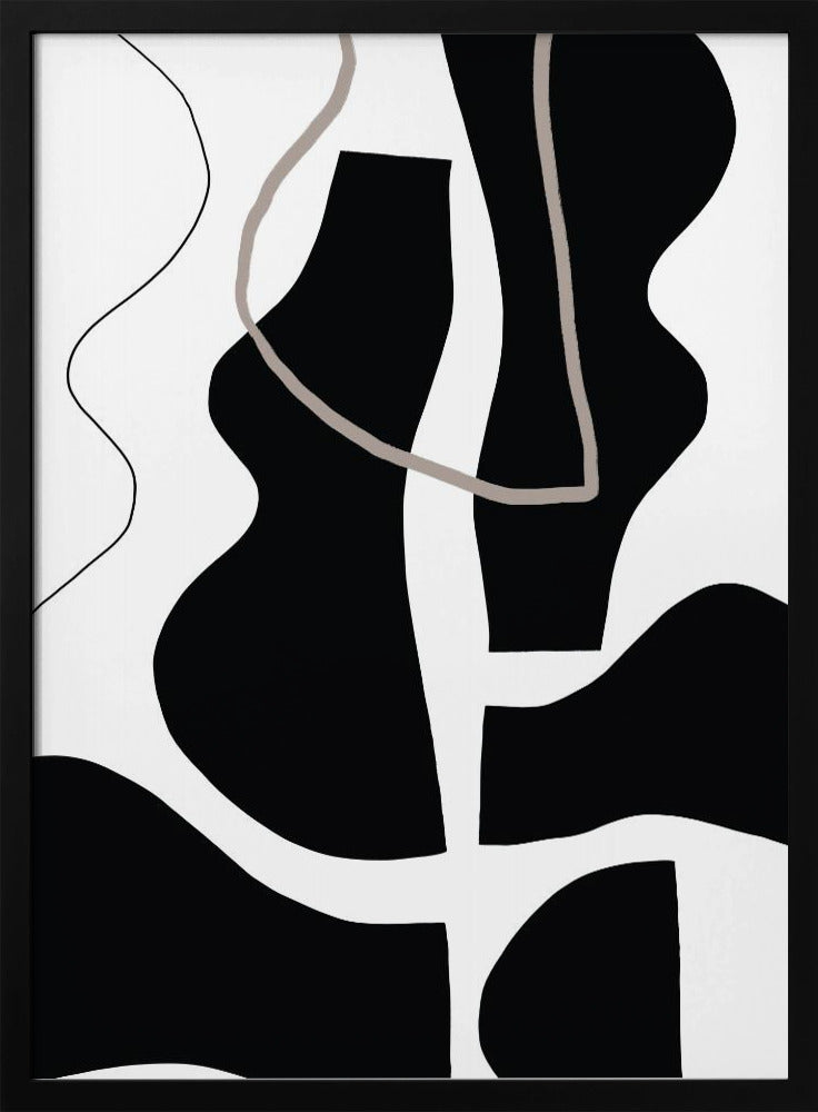 Fließende Silhouetten | Poster