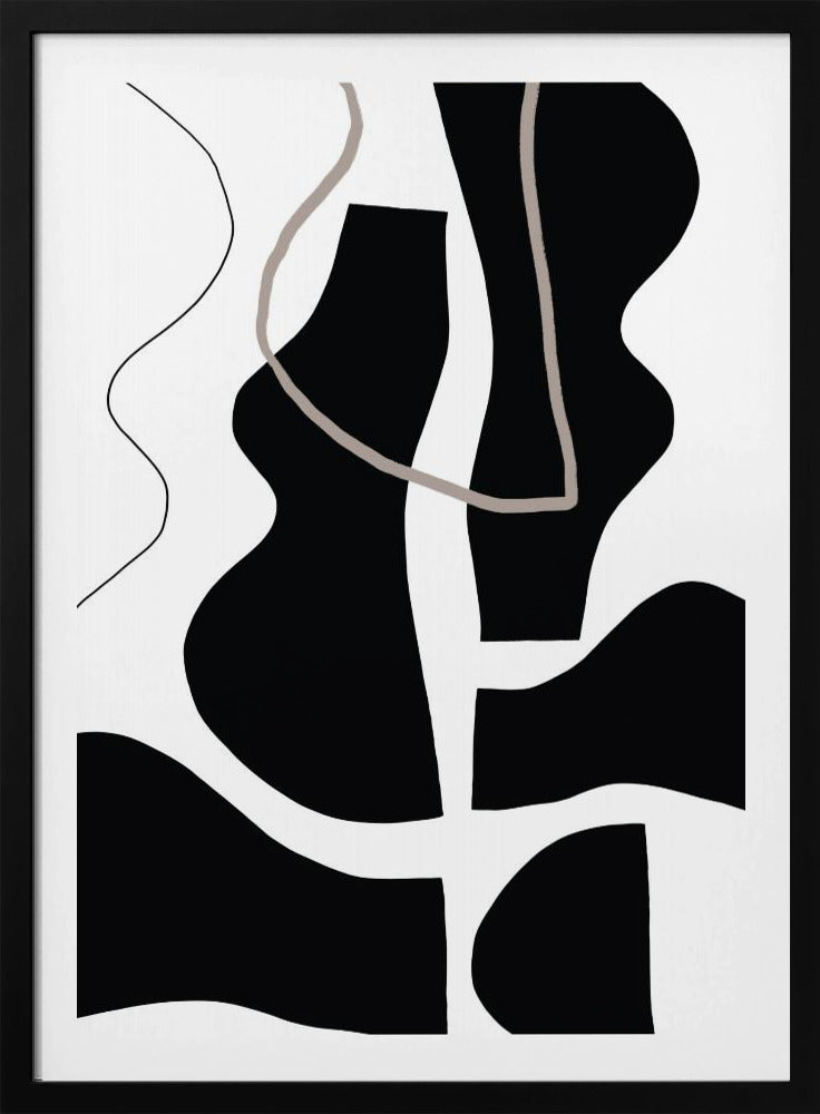 Fließende Silhouetten | Poster