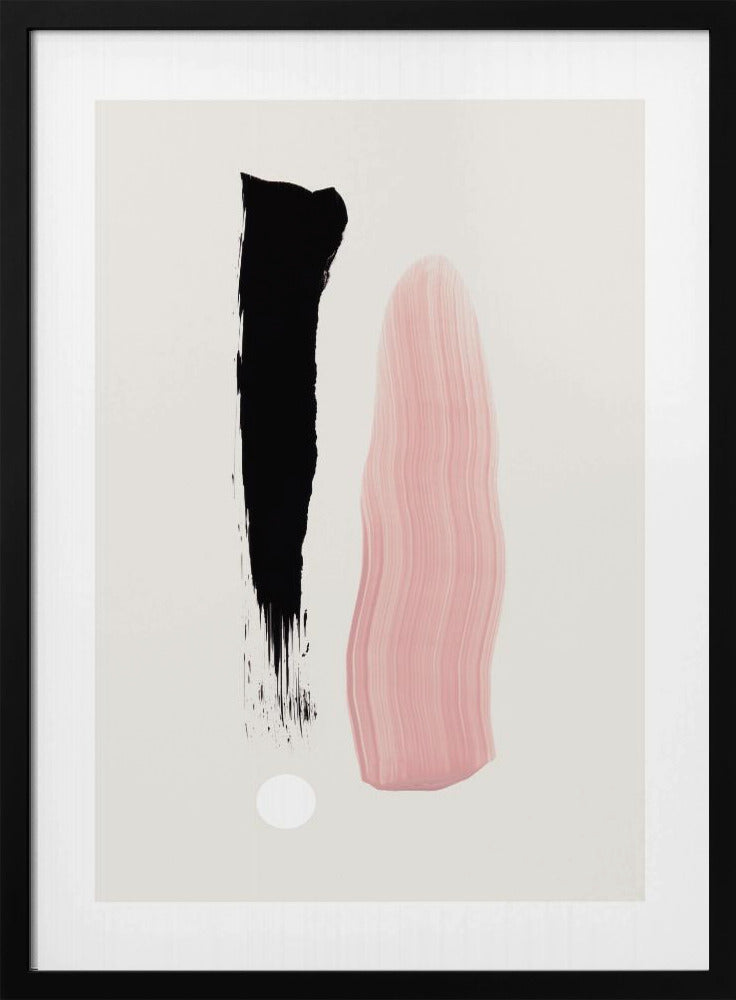 Minimalistische Pinselstriche | Poster