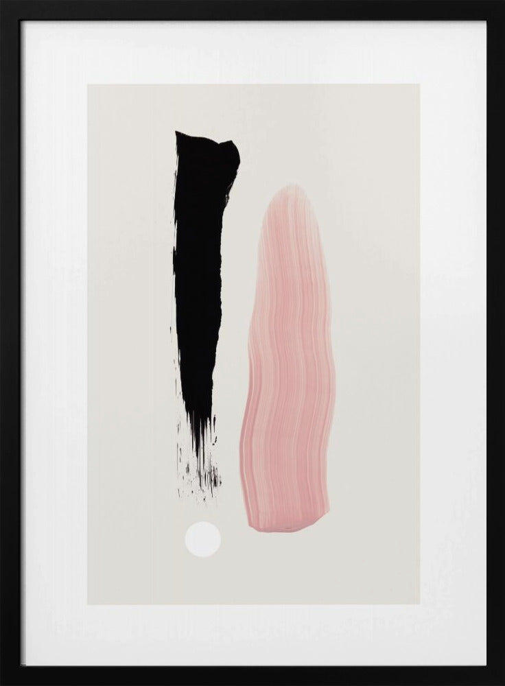 Minimalistische Pinselstriche | Poster