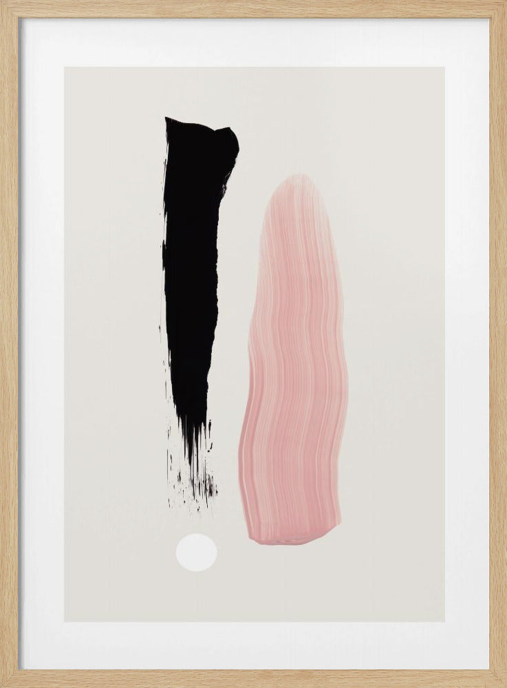 Minimalistische Pinselstriche | Poster