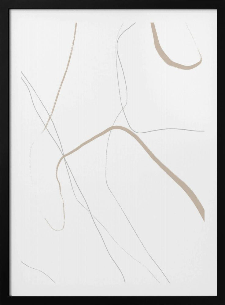Subtile Fließlinien | Poster